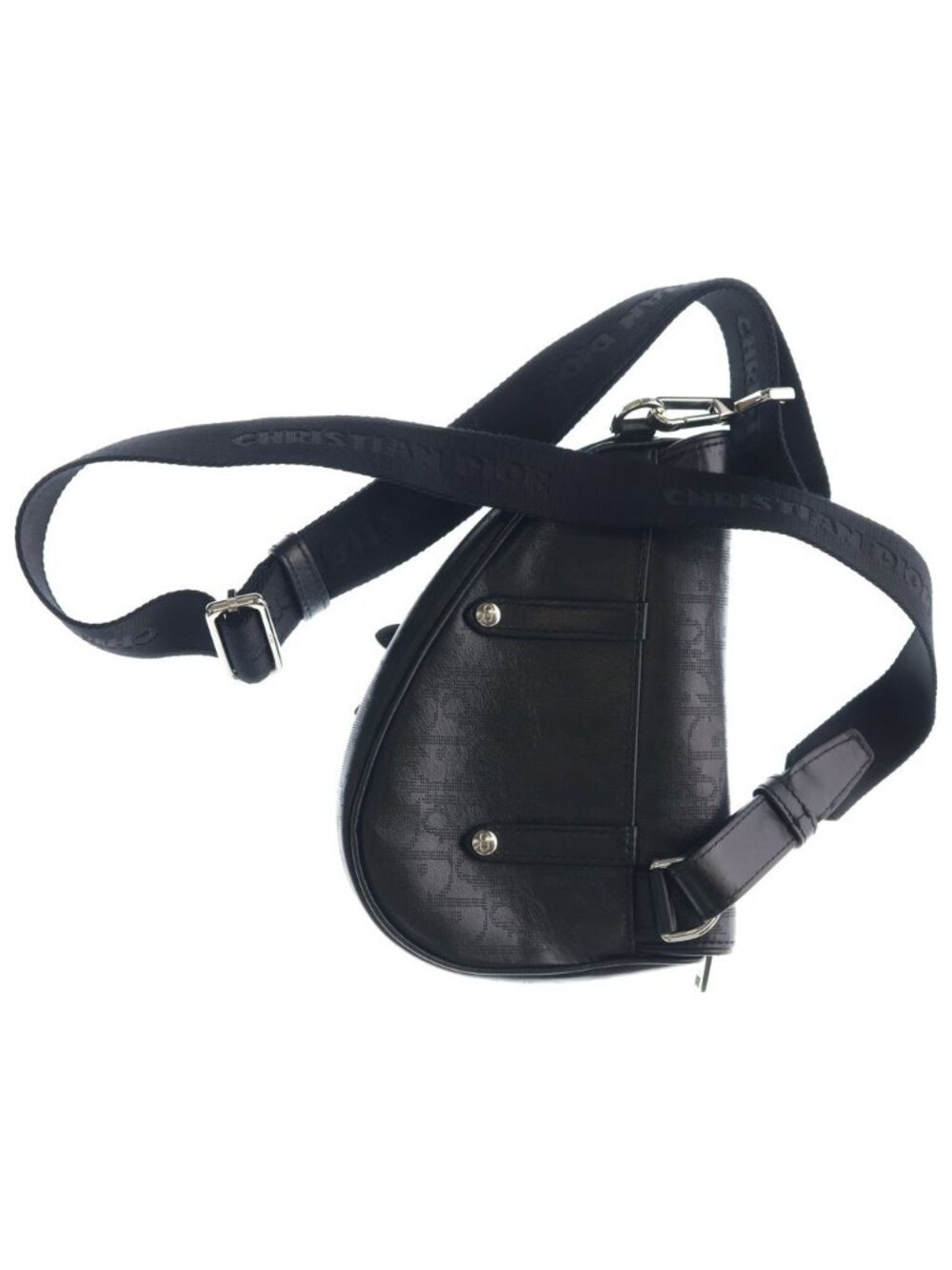 Dior Oblique Saddle Belt Bag Black - Picture 2 of 6